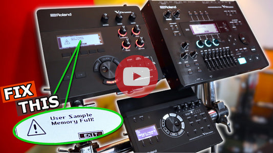 Running Out of Space On Your Roland Module? | TD-17, TD-27, TD-50, TD-50X
