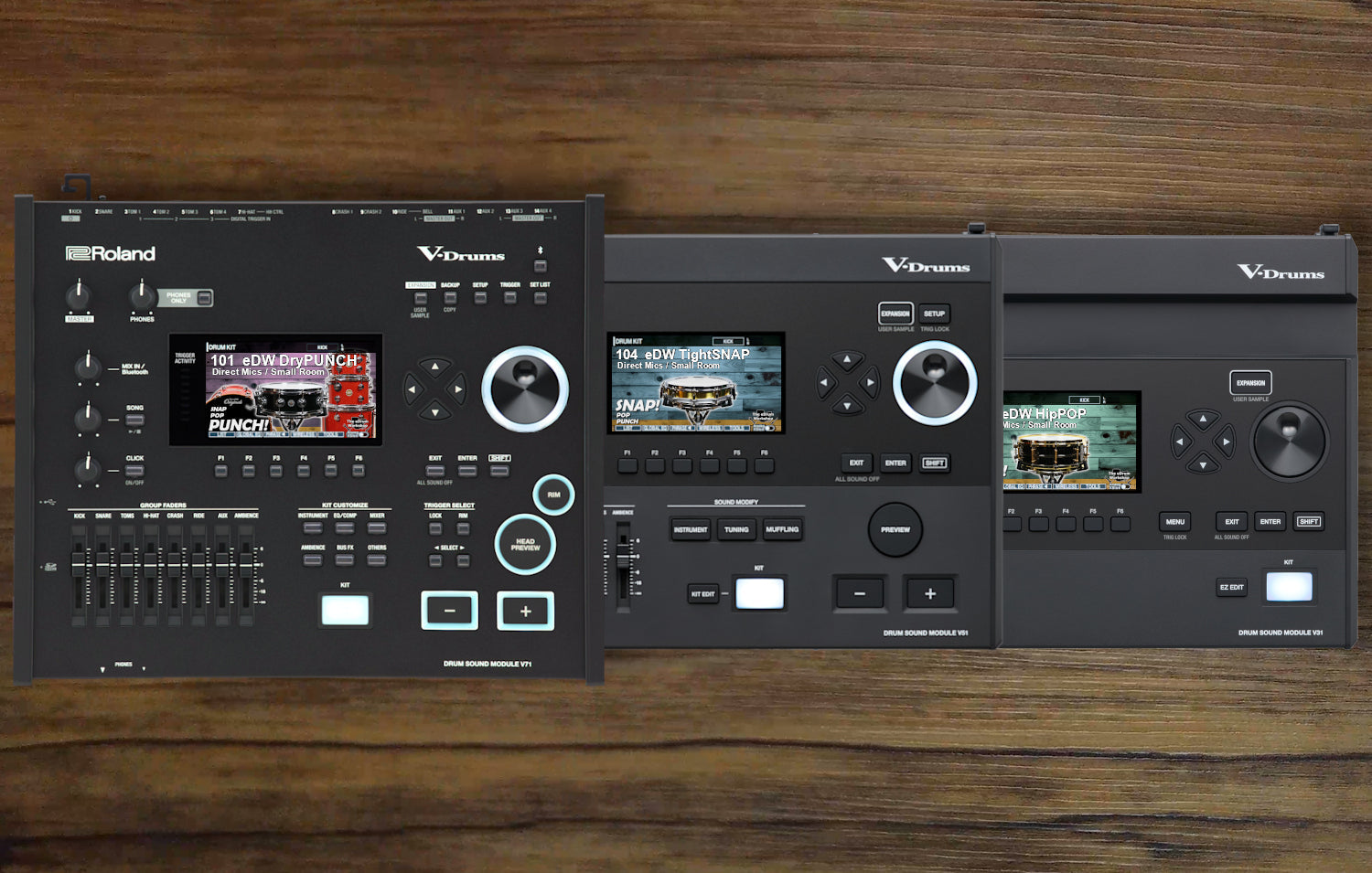 Roland V71, V51 & V31 Kit Packs