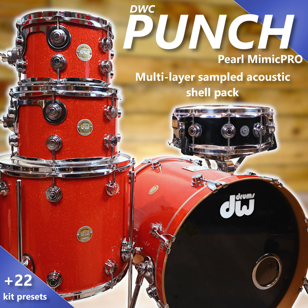 PUNCH | Instruments & Kits for Pearl Mimic Pro – The eDrum Workshop