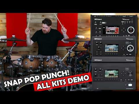 SNAP POP PUNCH! | Roland V71, V51 & V31 Custom Kit Expansion Pack