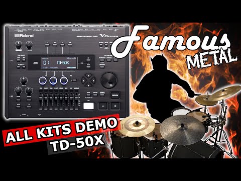 Famous: METAL Roland TD-50X Expansion Video Demo on YouTube