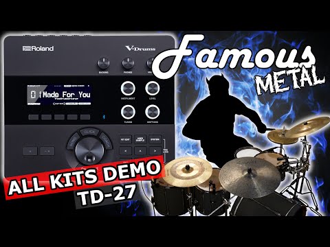 Famous: METAL Roland TD-27 Expansion Video Demo on YouTube