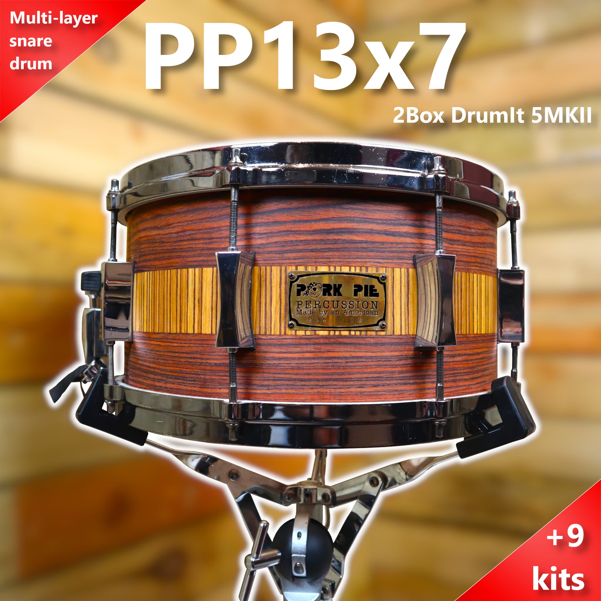 PP13x7 Snare & Kits | 2Box DrumIt 5 MKII – The eDrum Workshop
