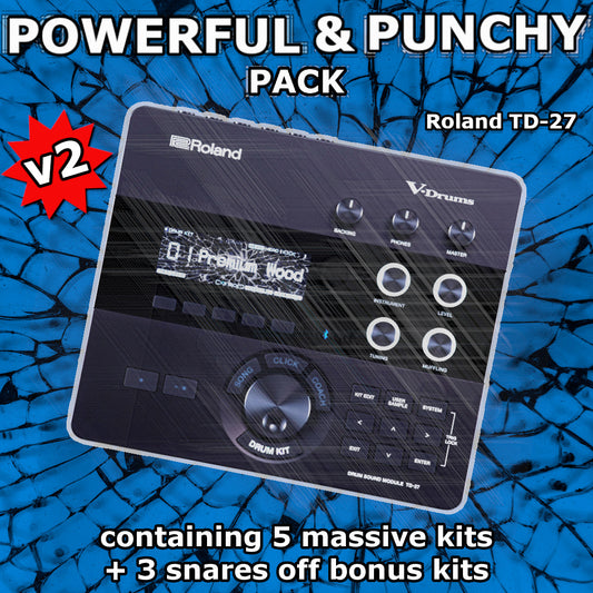 POWERFUL & PUNCHY Pack | Roland TD-27