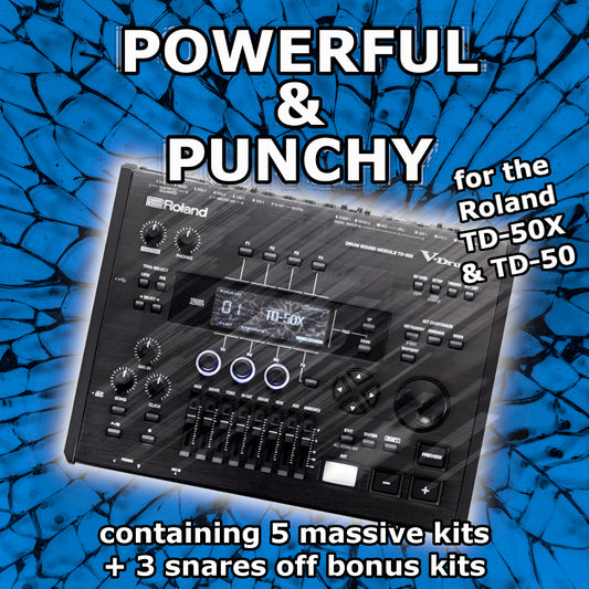 POWERFUL & PUNCHY Pack | Roland TD-50X & TD-50
