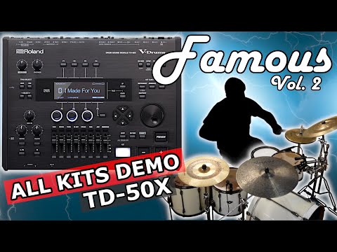 Famous Vol. 2 TD-50X Expansion Video Demo on YouTube