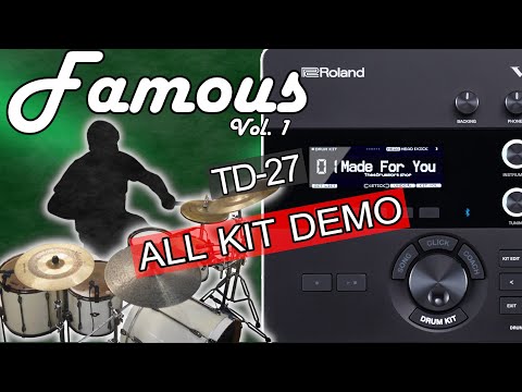 Famous Vol. 1 Roland TD-27 Expansion Video Demo on YouTube
