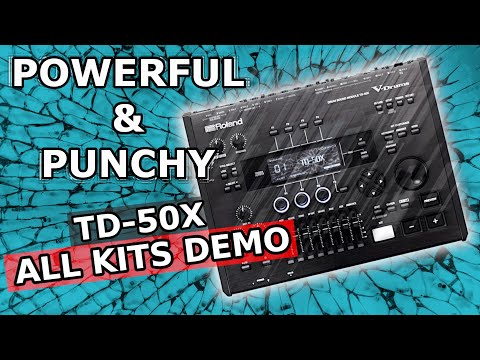 POWERFUL & PUNCHY Roland TD-50X Expansion Video Demo on YouTube