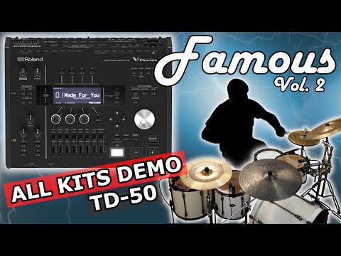 Famous Vol. 2 TD-50 Expansion Video Demo on YouTube